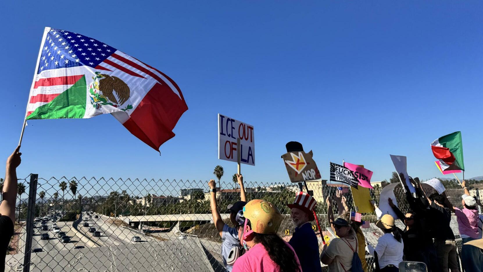 Column: The ‘No Kings’ march in L.A. echoes across the U.S.